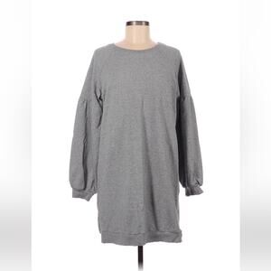 BLQ oversized grey sweatshirt tunic dress, size 1